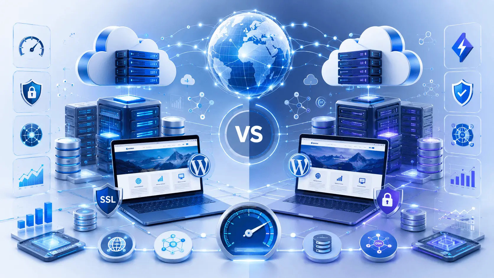 Bluehost vs Hostinger: Which Is Better? WordPress hosting comparison showing performance, pricing, security, and features
