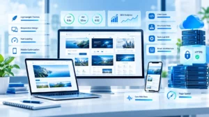Best WordPress Themes for SEO showing lightweight WordPress themes, website speed and search optimization